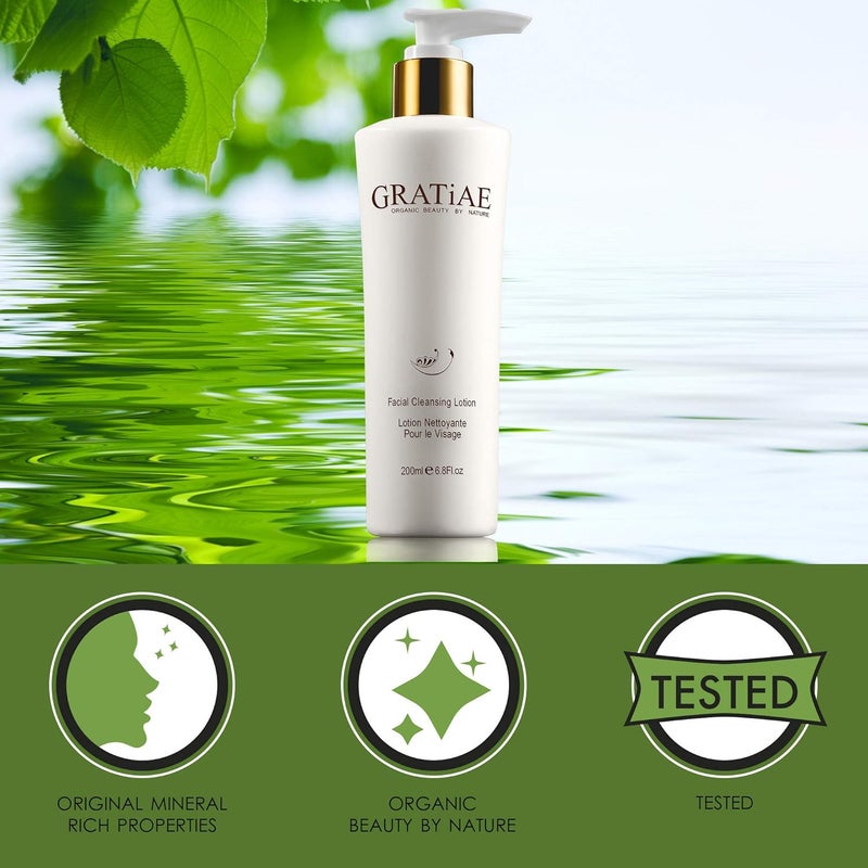 Gratiae Organics Facial Cleansing Lotion 200ml - Image 3
